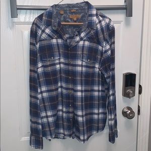Jachs Girlfriend Flannel Button Down